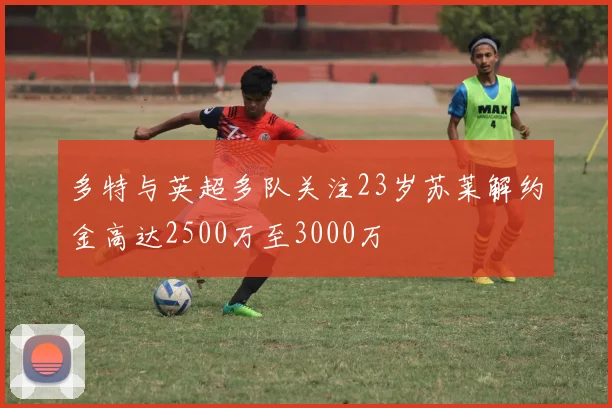 多特与英超多队关注23岁苏莱解约金高达2500万至3000万